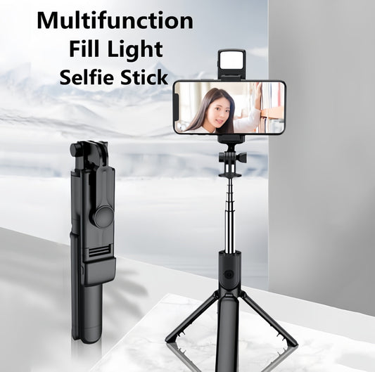 5 in 1 Selfie Stick + Tripod Stand and Bluetooth remote